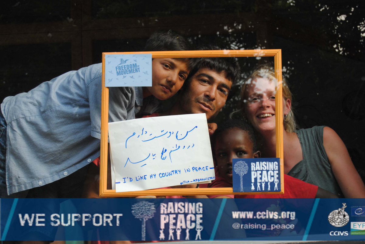 for the #HumanRights week - <a href="/raising_peace/">Raising Peace</a> with Centre Couleurs du Monde