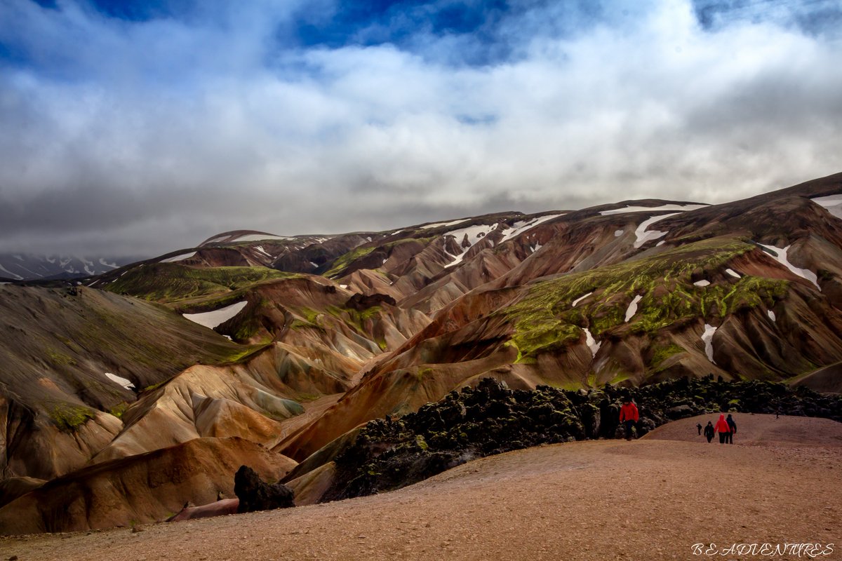 BE_Adventures's tweet photo. Never been to a place with such contrast #Landmannalaugar https://t.co/3VZfSq5sKG