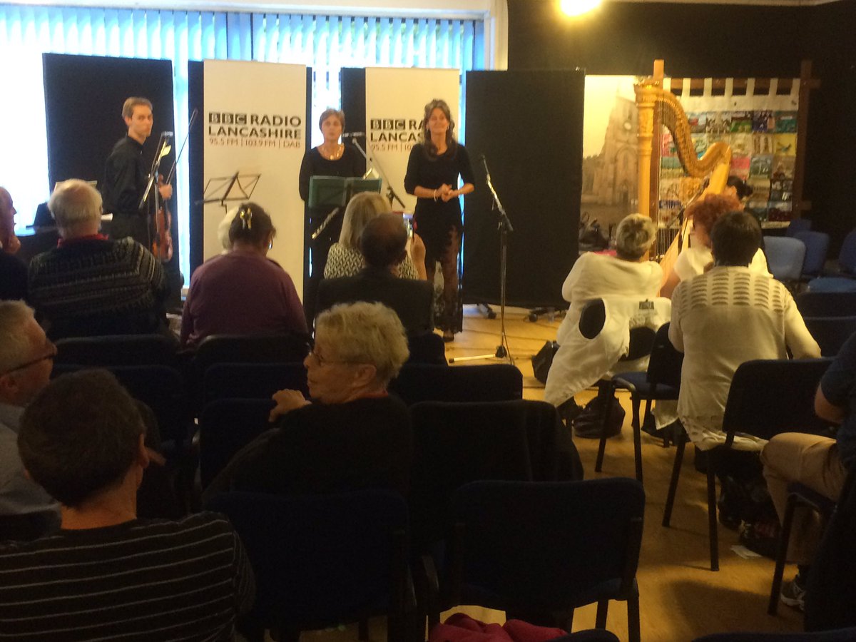 Gillylancs's tweet image. Linda Tolchard performing in our radio theatre