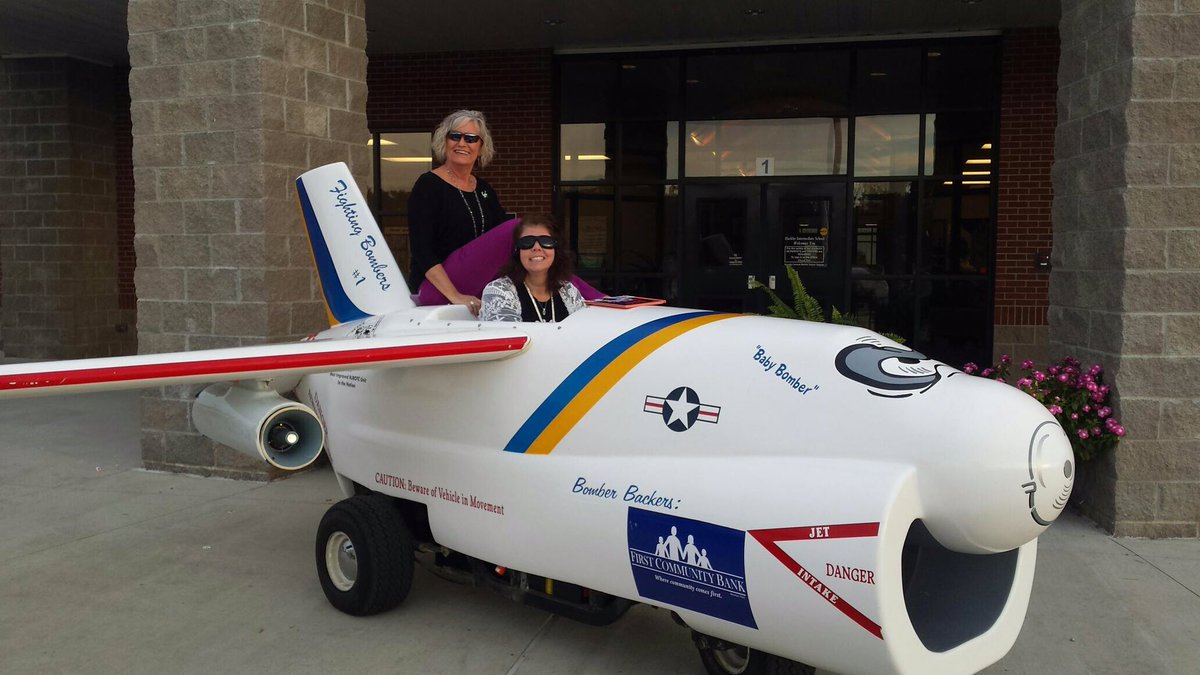 <a href="/MongerSondra/">Sondra Monger</a> &amp;@BarnhillCassy  taking off in the Baby Bomber <a href="/happyhackler/">hackler intermediate</a> ready to cruise all over Bomber nation <a href="/Dr_JakeLong/">Jake Long</a>