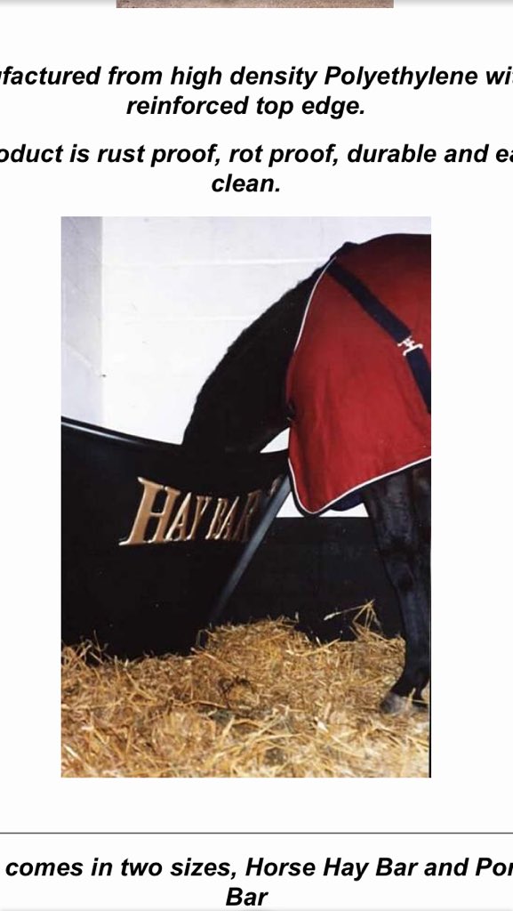 robsonandcowan's tweet photo. Encourage natural feeding now your horse is in for the winter,we now stock 2 sizes of #HayBar for you to choose from, @equestrianhour https://t.co/mgGwIk1COm