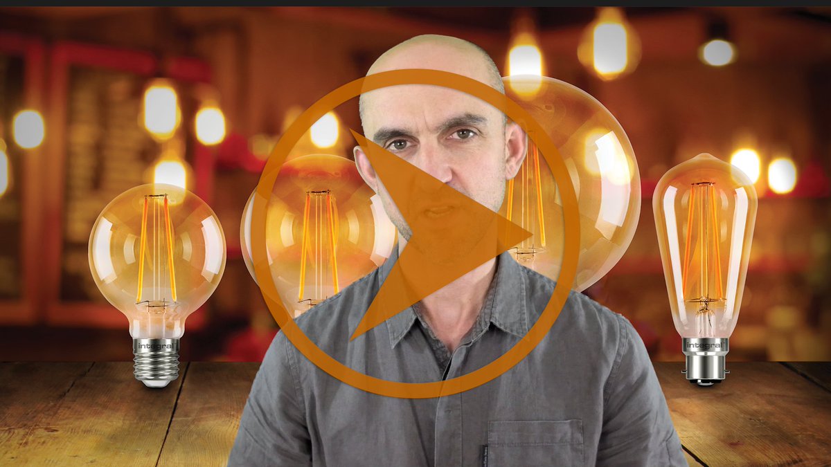 Andrew_Orange's tweet image. Video review LED vintage lamps bit.ly/2dw97nu looks @ Integral's Sunset 1st generation to match original #LEDlighting #IntegralLED