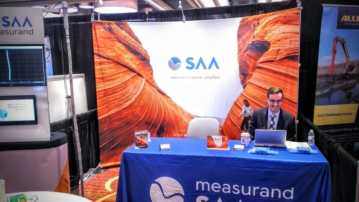 Cheers from NYC at the 41st Annual DFI Conference on Deep Foundations. See SAA live at the Measurand booth &amp; chat w/ our Engineers #DFI2016