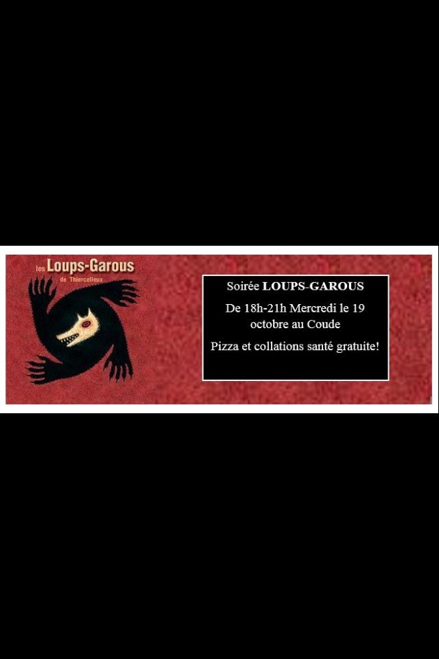 On vous attend en grand nombre le 19 octobre de 18h à 21h pour jouer à Loups-Garous!! #conseilpsycho #psycho