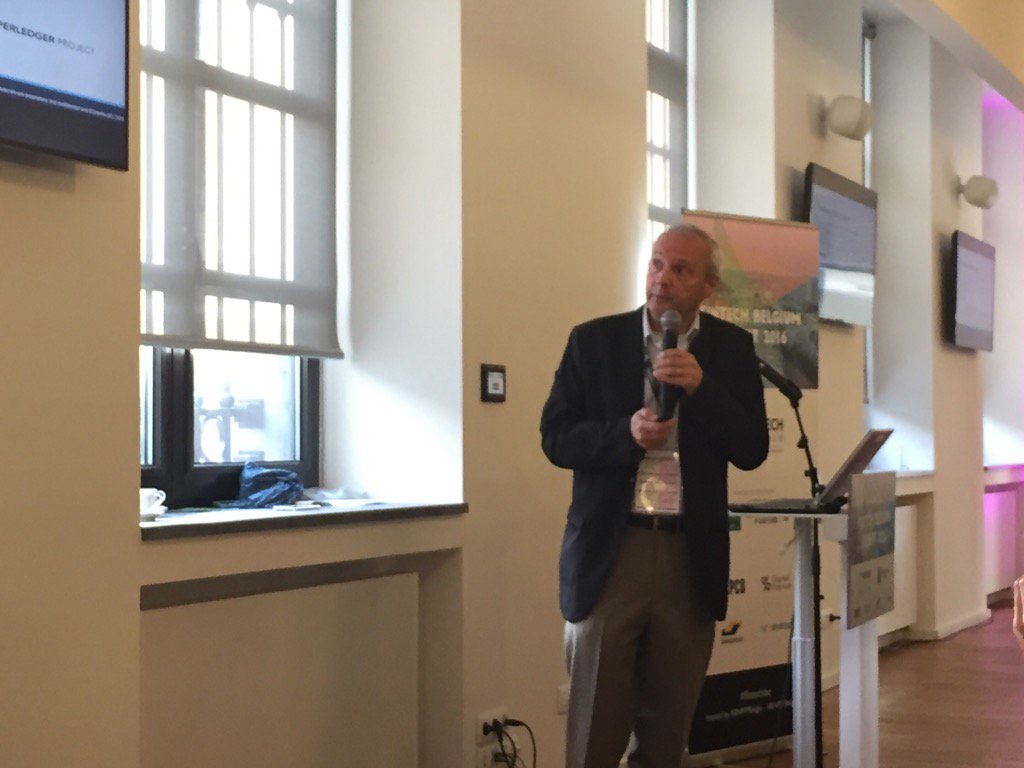 <a href="/IntellectEU/">IntellectEU</a> introduction as a #fintegration expert by <a href="/DirkAvau/">Dirk Avau</a> at #FinTech Belgium #hyperledger