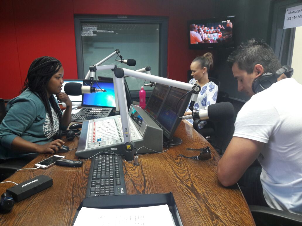 CapricornFM's tweet photo. Right now. The #AussieCircus team is in the house speaking to @KenzyVinco. They are out in @ShopPolokwane this week https://t.co/gxSHjRKnrk