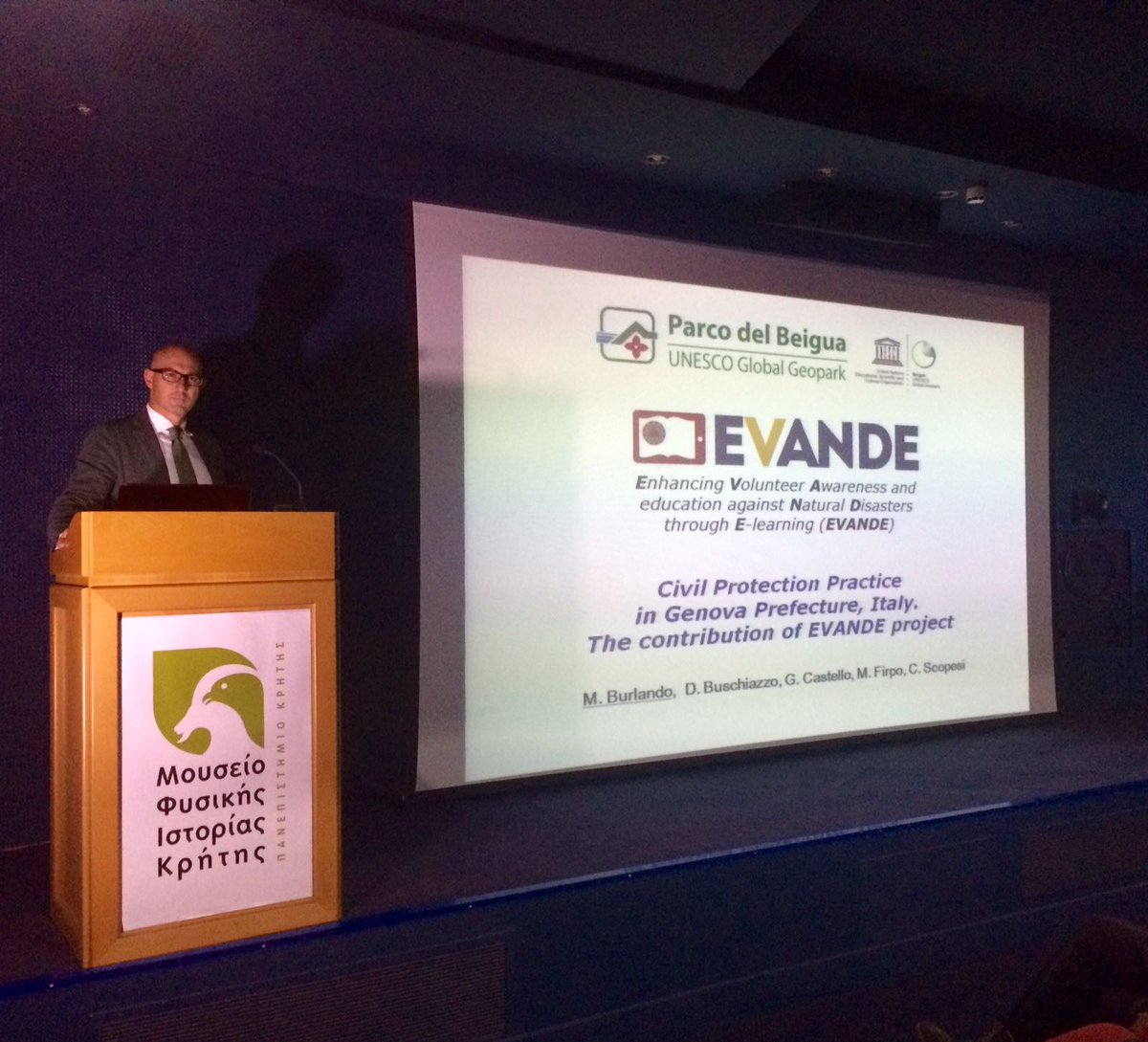 ParcoBeigua's tweet photo. Workshop Progetto #Evande, il contributo del #Beigua Geopark sulle buone pratiche di protezione civile e ruolo del volontariato #IDDR2016 https://t.co/SKzOwUkovk