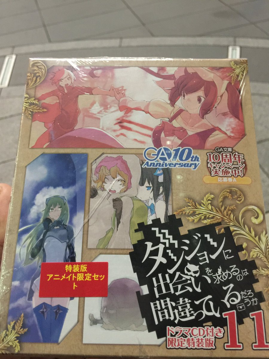 弐号機 No Twitter ダンまち最新刊を買いに秋葉原へ 待ちに待った新刊です べ 別にヘスティア様を拝みに秋葉原まで来たわけでは 決してない わけでは無いですがw 店内が明るいので逆光なのは結構辛かったけど 多少補正できたかな ダンまち Danmachi