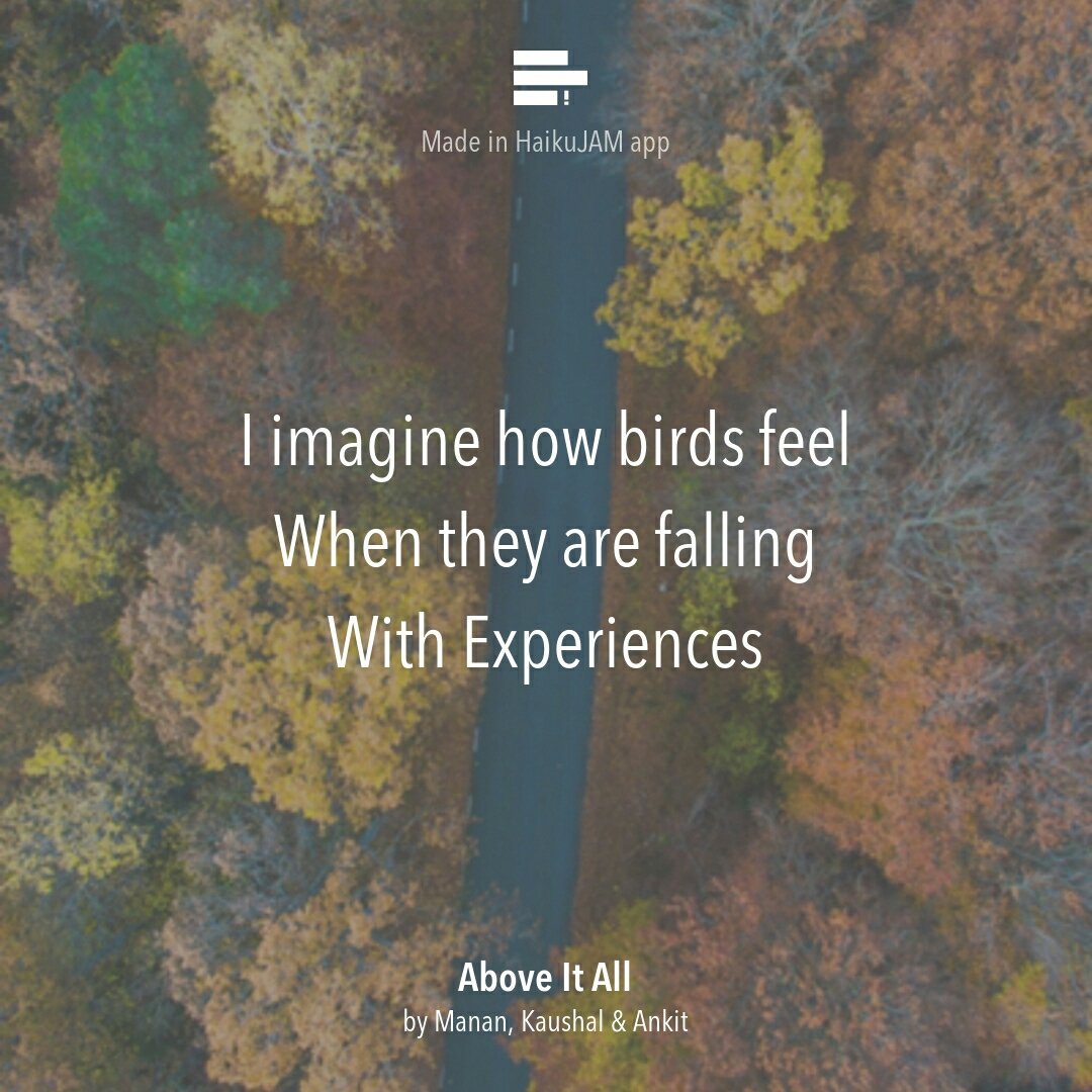 SahayAnkit's tweet photo. #AboveItAll by @manngarg17, Kaushal &amp; @sahayankit with @unsplash &amp; @haikujam

let's jam on https://t.co/661Yh6T4dN https://t.co/jumLzLF4ni