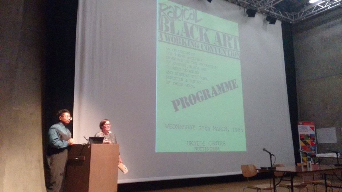 NCLiveProgramme's tweet photo. Art & Archives panel at #OctoberDialogues @evan_ife and Janna Graham talking about 'usable past' & archival material in exhibitions https://t.co/ZK2WLm1amM