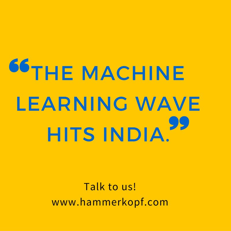 If India is on your mind, talk to us! #MachineLearning
#machineintelligence #AI #technology #startups #Indiaopportunity