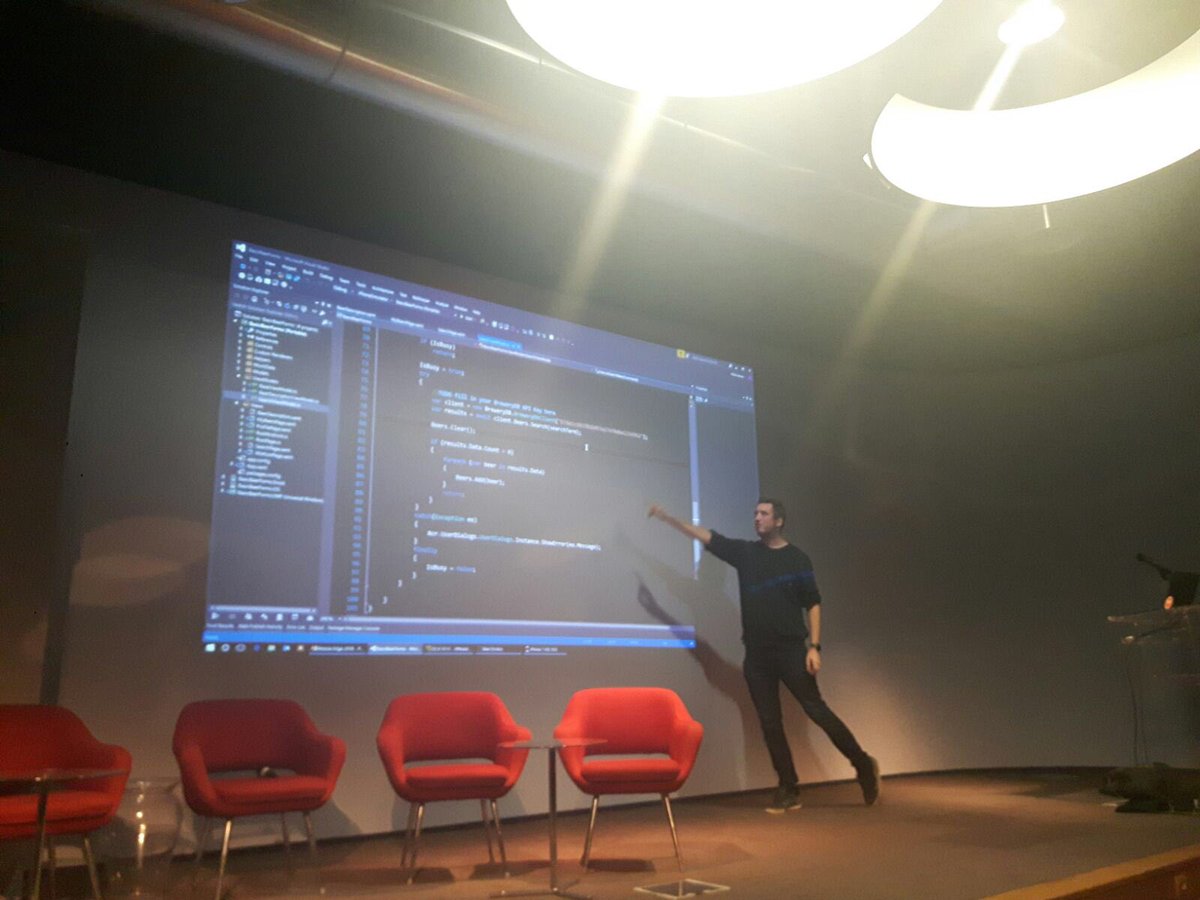 mobileedgeevent's tweet photo. App development coding with @xamarinhq @Microsoft and @MikeCodesDotNet #MobileEdge2016 #BOLDInternational https://t.co/NFPiN7vE76