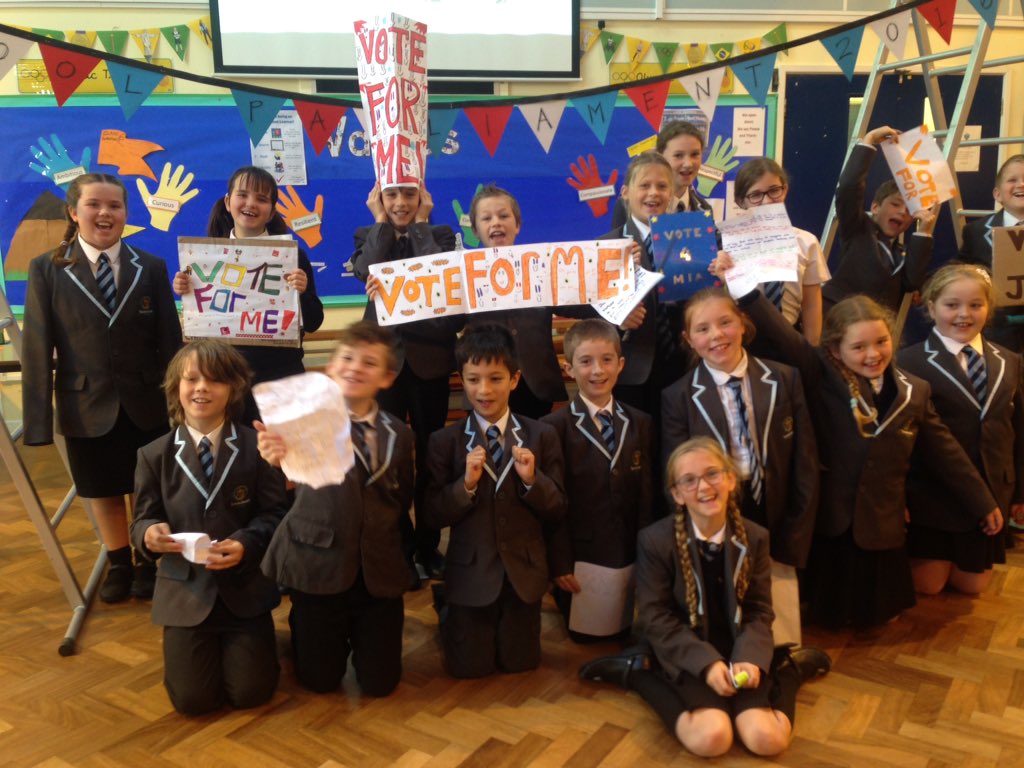 Year5 and 6 candidates for school parliament elections