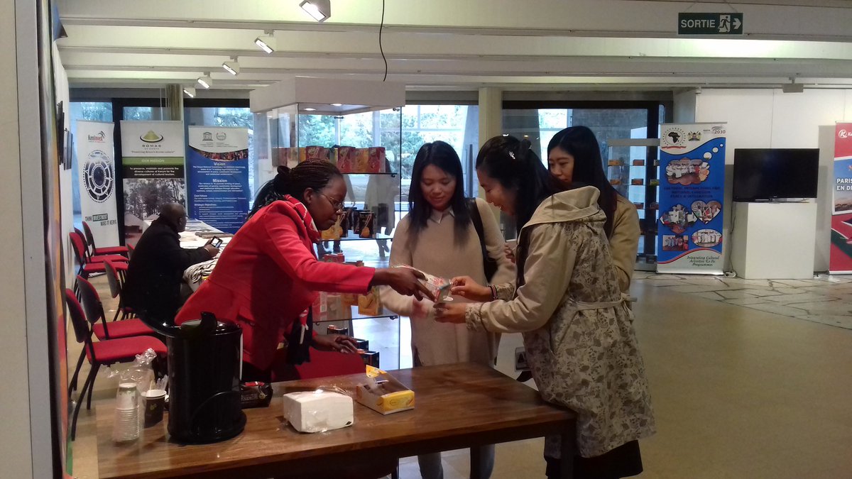 NatcomUnescoKe's tweet photo. Sampling of Kenyan Coffee at #KenyaWeek https://t.co/MXqTyEwqS0