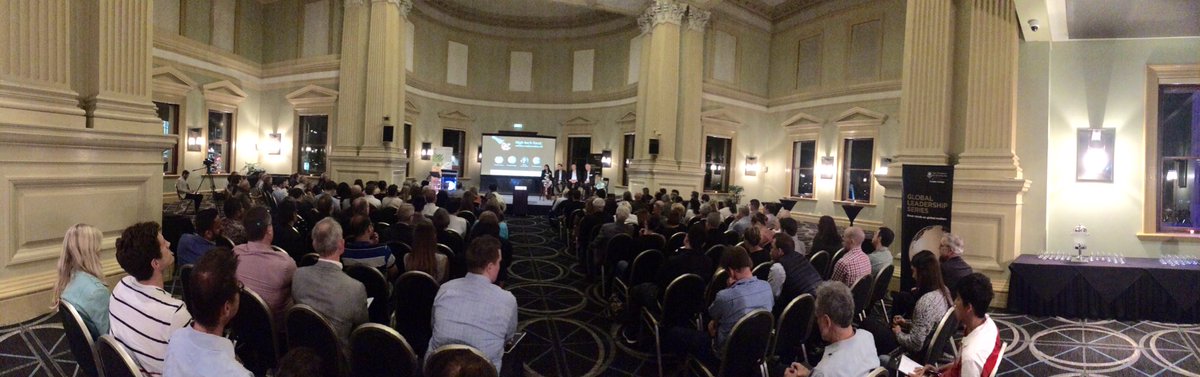 endofthebitumen's tweet photo. Terrific turnout @uqalumni event tonight where @QAAFI scientists teased thru #HighTechFood - #WillTheWorldSwallowIt? #innovative #intuitive https://t.co/0rY9G0INON