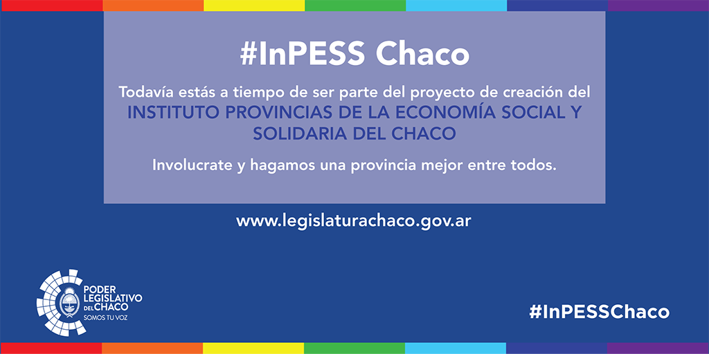 PLegisChaco's tweet photo. #InPESS Conocé el proyecto de ley y dejanos tu propuesta o inquietud para ser partícipe de una Provincia que crece. https://t.co/0JlMAlah8E https://t.co/sRBRY2kJPN