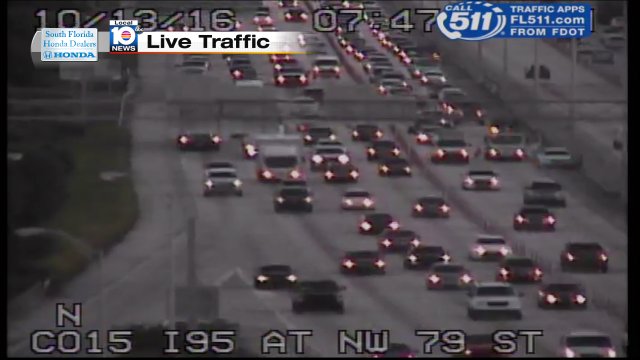 Broken down car on I-95 SB Express at NW 79th St #traffic https://t.co/M1yHegMlZ1