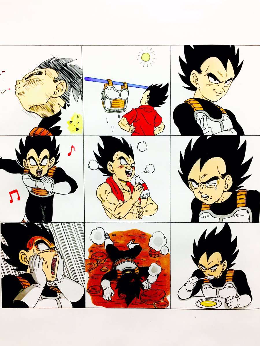 ドラゴン画廊 リー Twitter ನಲ ಲ ベジータのlineスタンプが出たみたいですが以前こんなのを描いてました ドラゴン画廊 リー Twitter ನಲ ಲ ベジータのlineスタンプが出たみたいですが以前こんなのを描いてました
