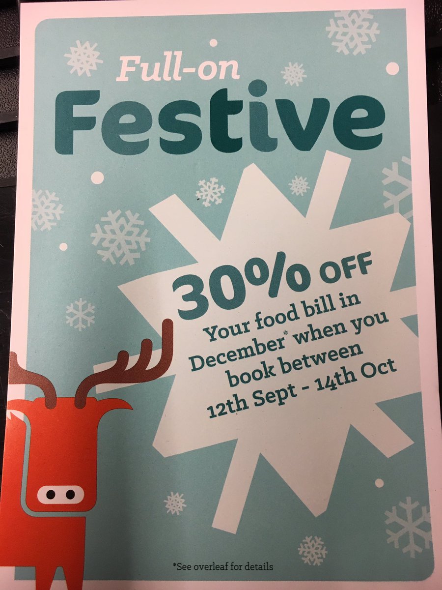 DYK we r giving 30% off Festive Bkgs (inc std Dec Bkgs) for early birds? Ends 14/10 - quick whilst there is time! #watermill #christmasmagic