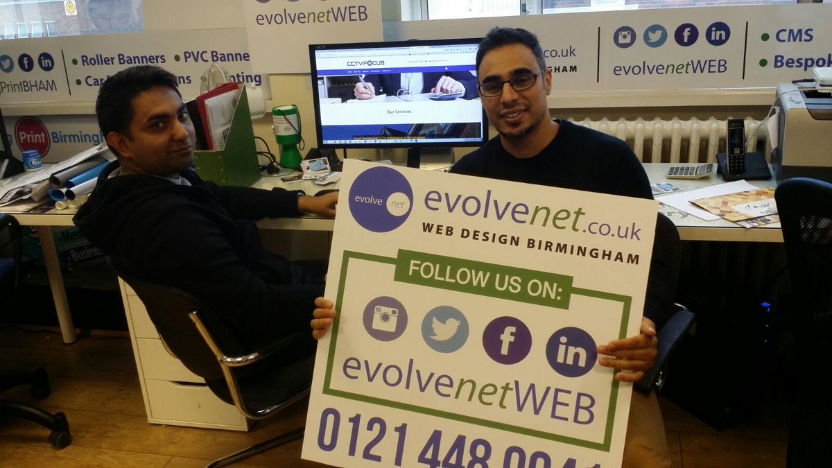 WebDesignDudley's tweet image. It has been a busy day in the office today with Coco 54 and CCTV Focus popping in to discuss their websites. #webdesign #birmingham