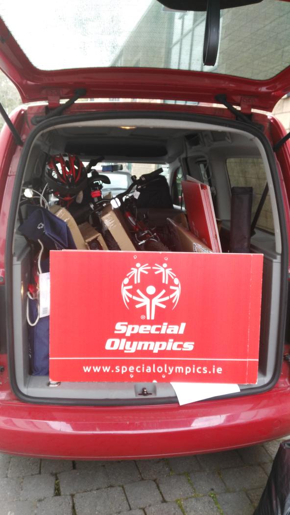 SO_Munster's tweet photo. Van all packed for @skibbereenrace this Saturday where5 @SOIreland athletes are taking part #sportunifies #excited https://t.co/rZOUcqnAAk
