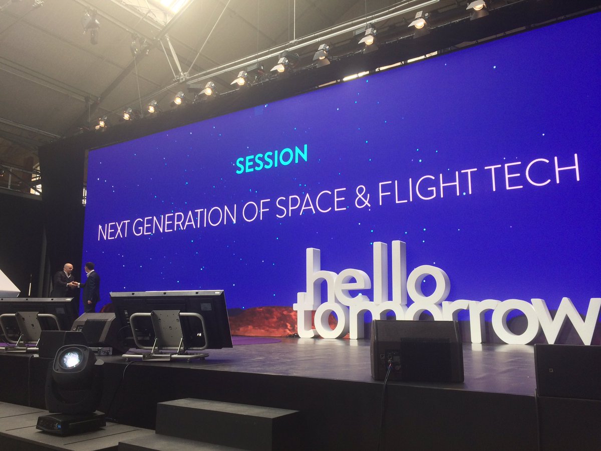 Excited for the #future! #HTSummit #flighttech #space