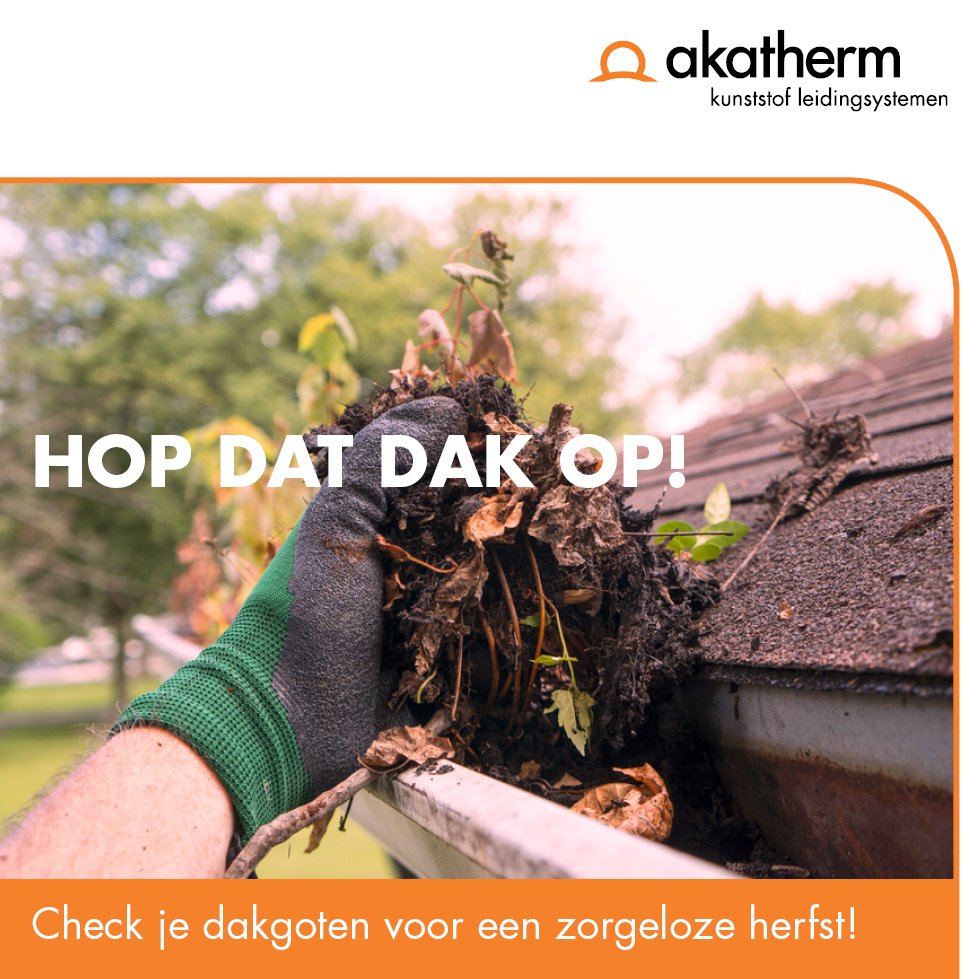 Dit is hét moment om je #dakgoten te controleren. Zo is jouw #huis #regenproof het komende jaar. Hop dat dak op!