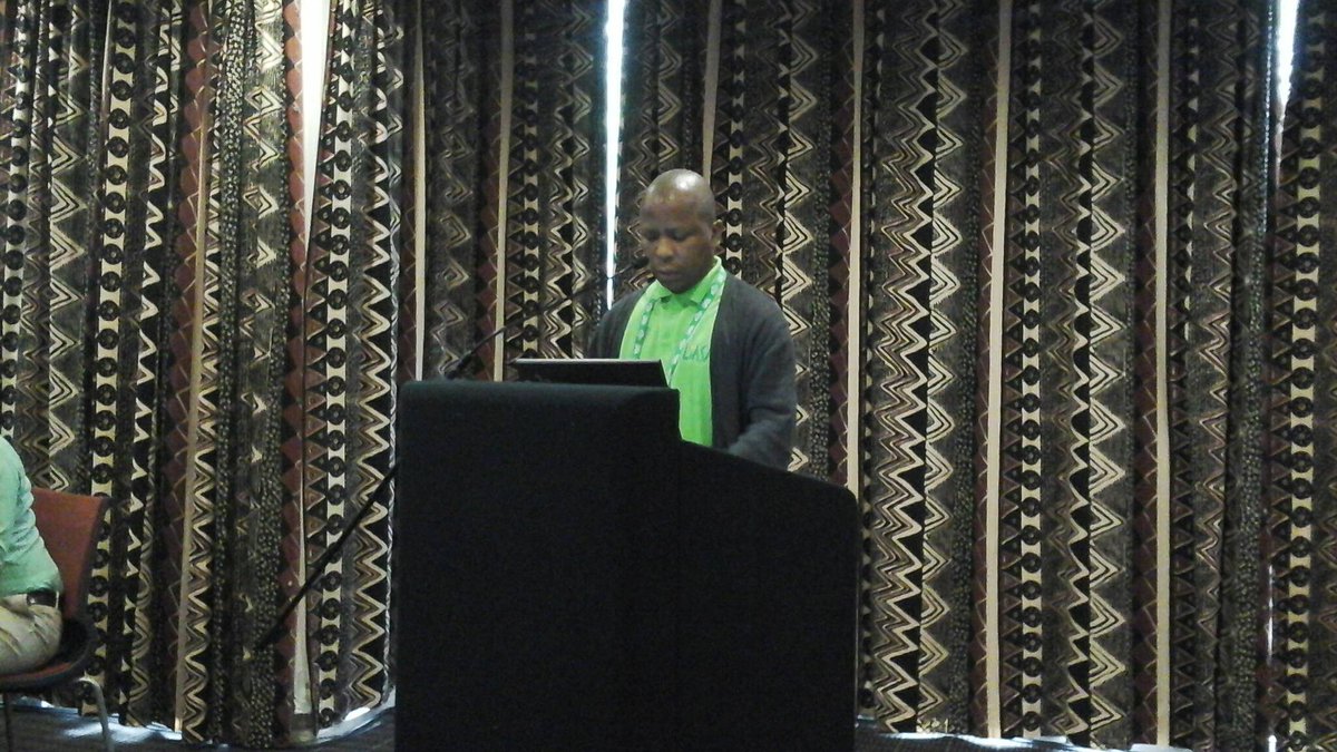NMolemela's tweet photo. Mr Monde Madiba from UFS Library #liasaconference #liasa #wereforlibraries #sabinet - https://t.co/aFv8cyLOXN https://t.co/15LA7SWYTY