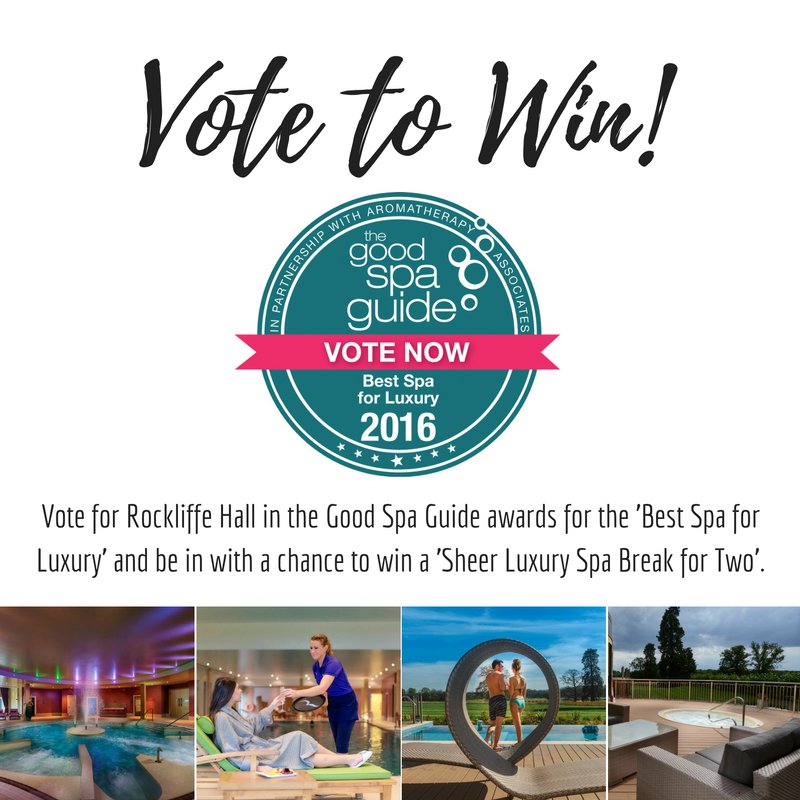 Are we the best spa for luxury? Vote in the <a href="/GoodSpaGuide/">Good Spa Guide</a> awards for Rockliffe and be in with a chance to #win! ow.ly/6isl3058MKy