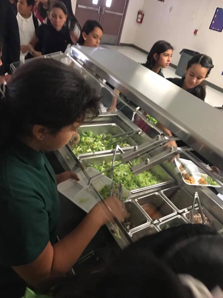 Our salad bar is a success! Keep the healthy food coming!