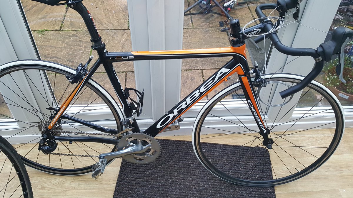 headstartcycle's tweet image. Nice reconditioned Orbea for sale if anyone is interested! 10 sp tiagra, mavic wheels 52cm pm for more info