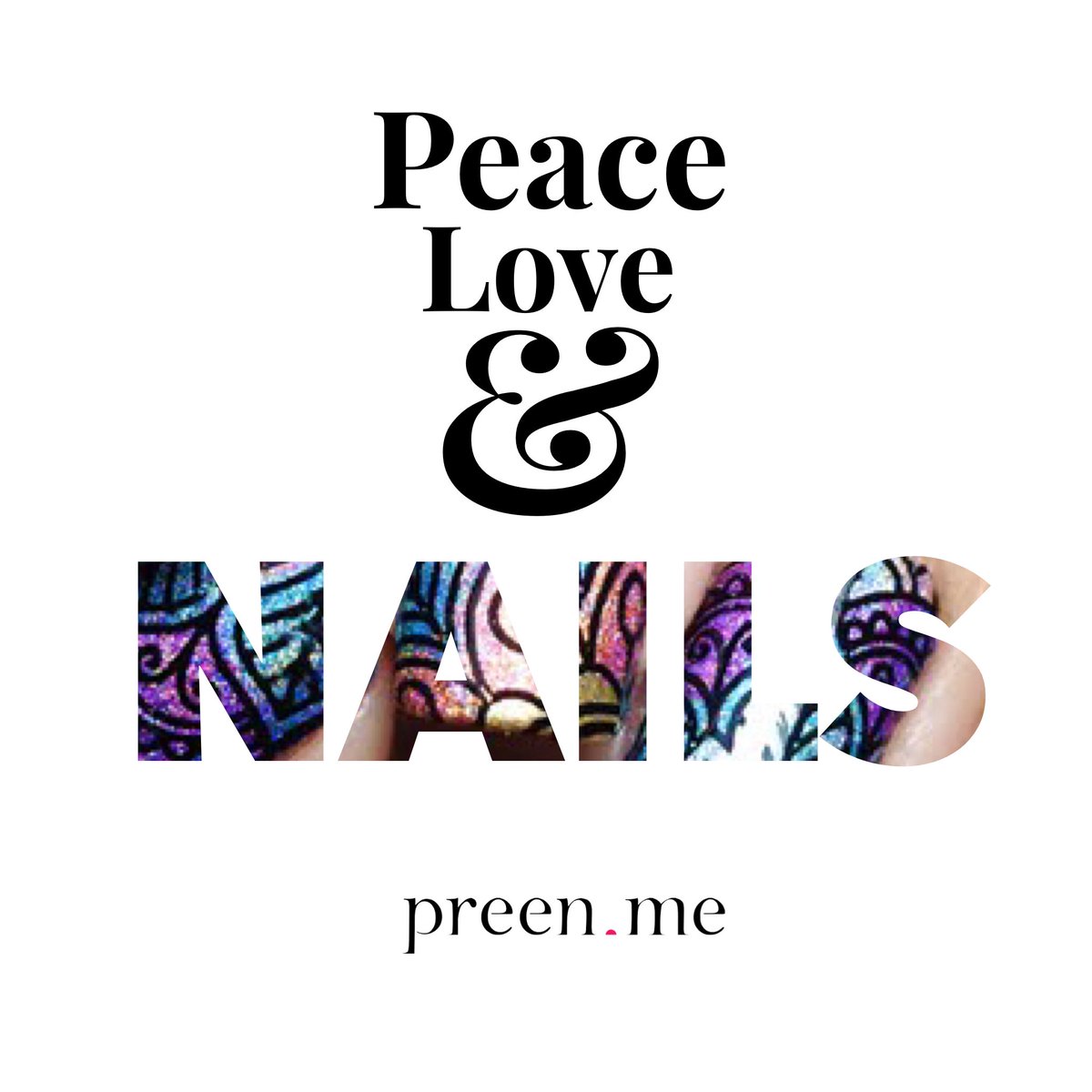 preendotme's tweet photo. "#Peace #love & #NAILS." @preendotme #NailsQuote #BeautyQuote #QOTD https://t.co/z08fObseos