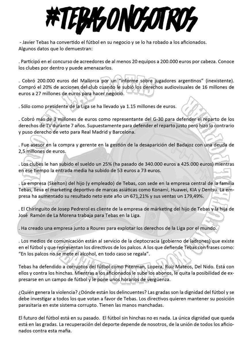 WanderersFut's tweet photo. #TebasOnosotros Comunicado https://t.co/CdXhGOnyki https://t.co/FJTji32Sh3