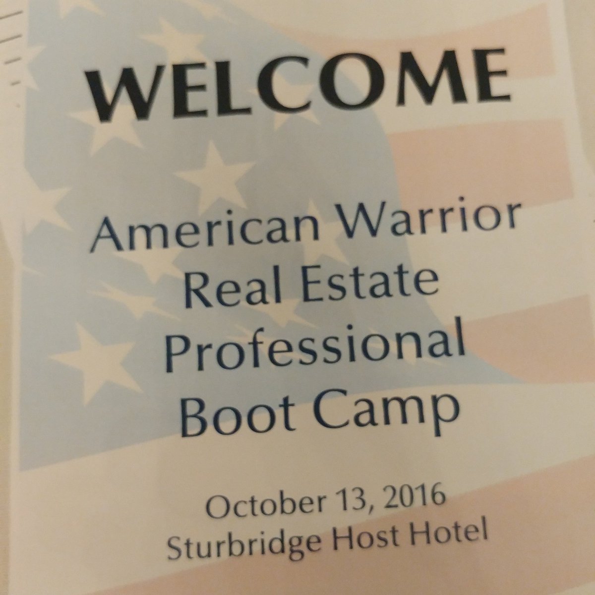 TheMaddenTeam's tweet photo. Excited to start our #AWREP2016 Boot Camp! https://t.co/vlg2kQ60Sd