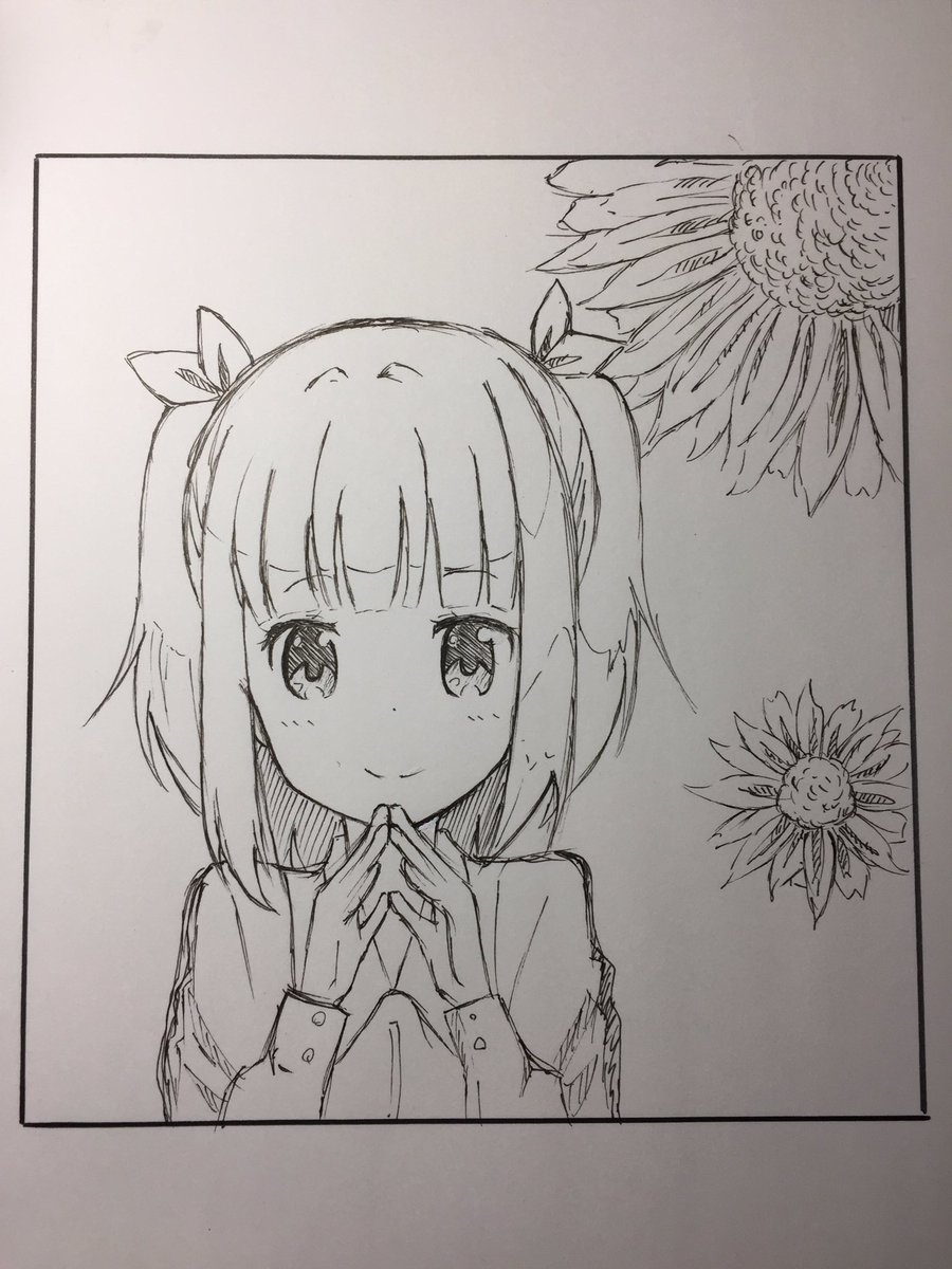 今日は描きたい日。
2作目。一発勝負。 