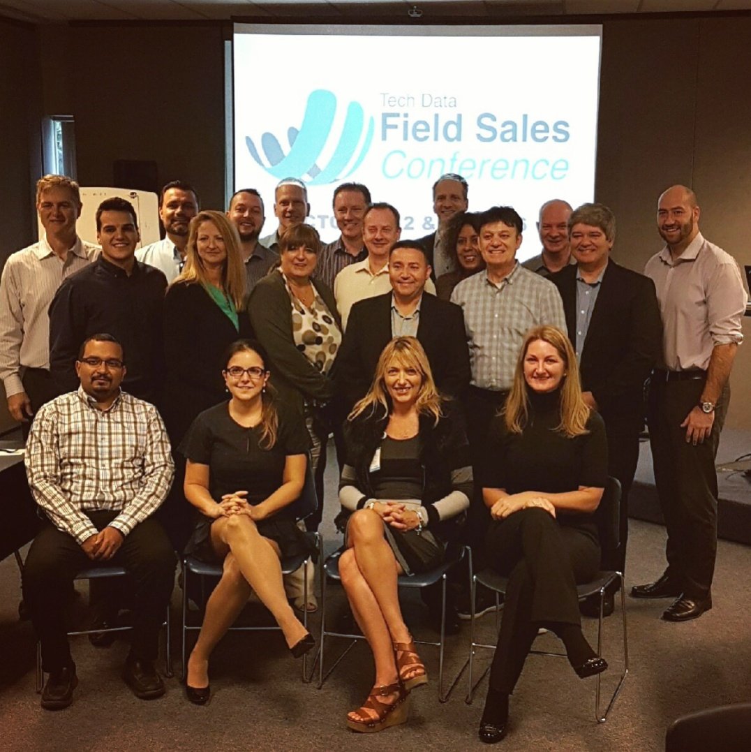 TechDataCanada's tweet photo. Field reps ready to take on the day at our Field Sales Conference #nationaltrainyourbrainday #fsc2016 #techdatacanada https://t.co/gVhF1OJ4dQ
