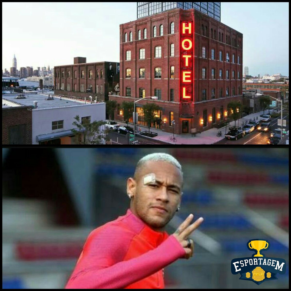 E_sportagem's tweet photo. Neymar é galado mesmo, além de pegar Marquezine, ainda pode ganhar um hotel! #Neygalado #pegandomarquezinedenovo #comendobem #somenteumhotel https://t.co/rR3iZox5cA