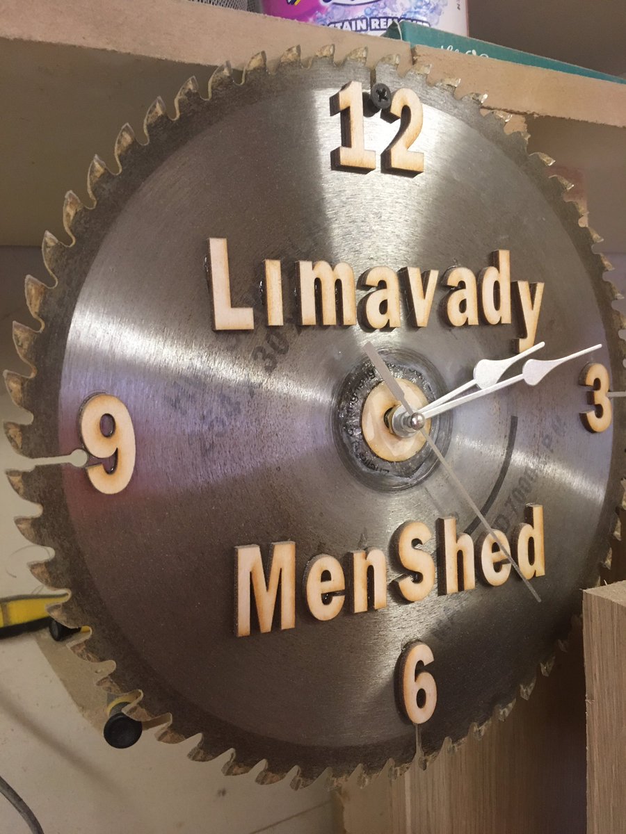 Now that's a proper clock! #WorkingToShedTime <a href="/northernsheds/">Northern Mens Shed</a> <a href="/IrishSheds/">Irish Men's Sheds Association</a>