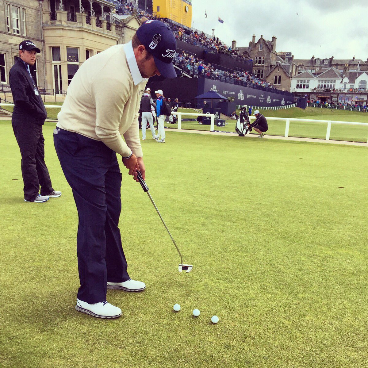 golf_bugles's tweet photo. TBT to our first major, The Open Championship. Occasionally being serious.. ⛳️🏆 #golf #golfbugles #theopen https://t.co/s7C8W1OV4G
