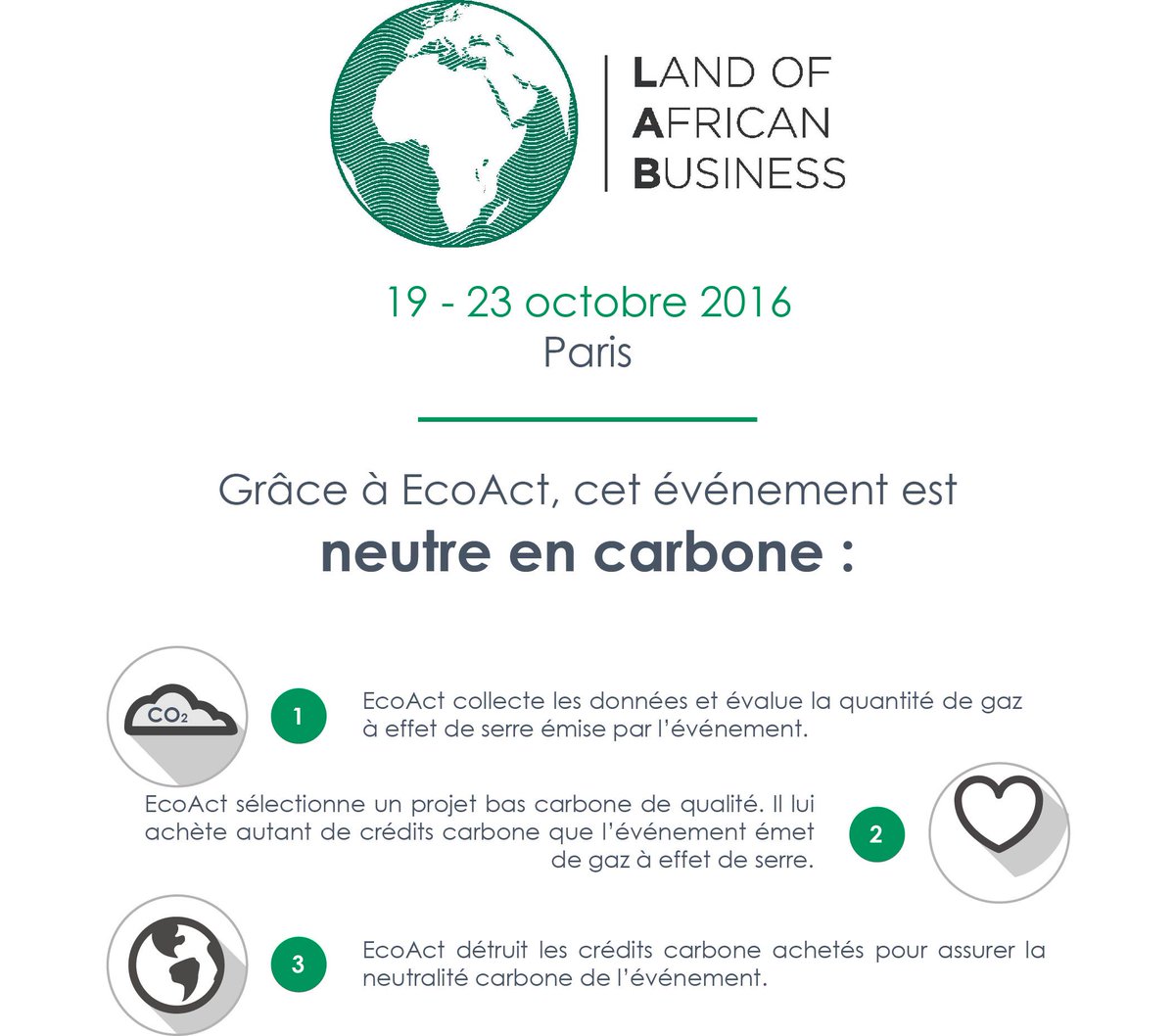 EcoAct_FR's tweet photo. La semaine prochaine aura lieu le #LAB2016, Grâce à EcoAct, l'événement sera neutre en carbone ! https://t.co/O1zoGBShae https://t.co/mksmbWZ2CO