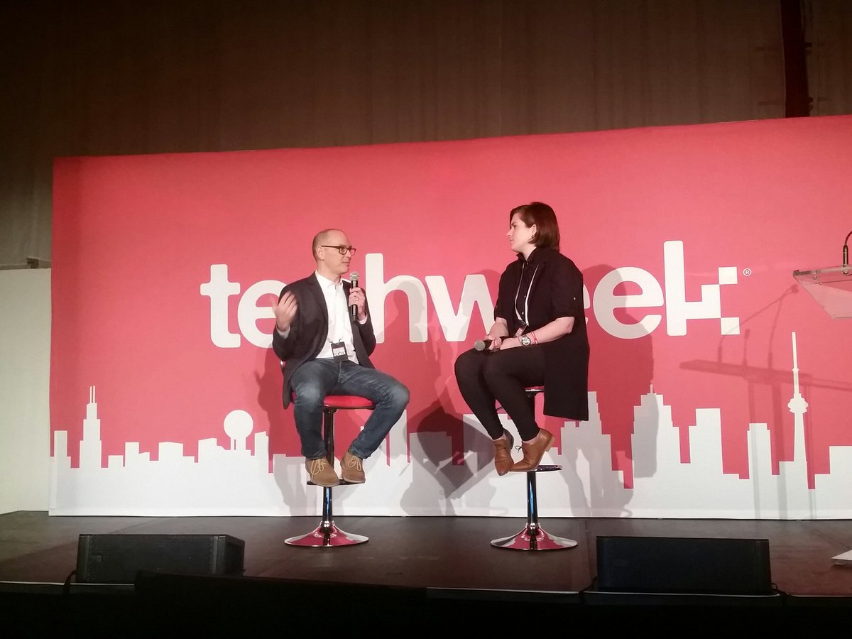 binibruninho's tweet photo. @hyams and @KathrynDill talking job market. #underemployment is huge. How's Indeed talking that? #Techweekny https://t.co/oE28AkRIlb
