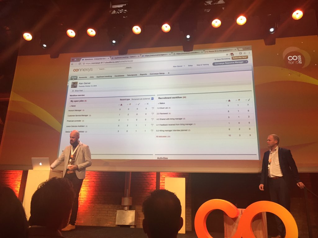 kimpieschel's tweet image. Great to see the @Connexys #salesforce tool with cool options (e.g. #textkernel :D). Looks great! #coforit16