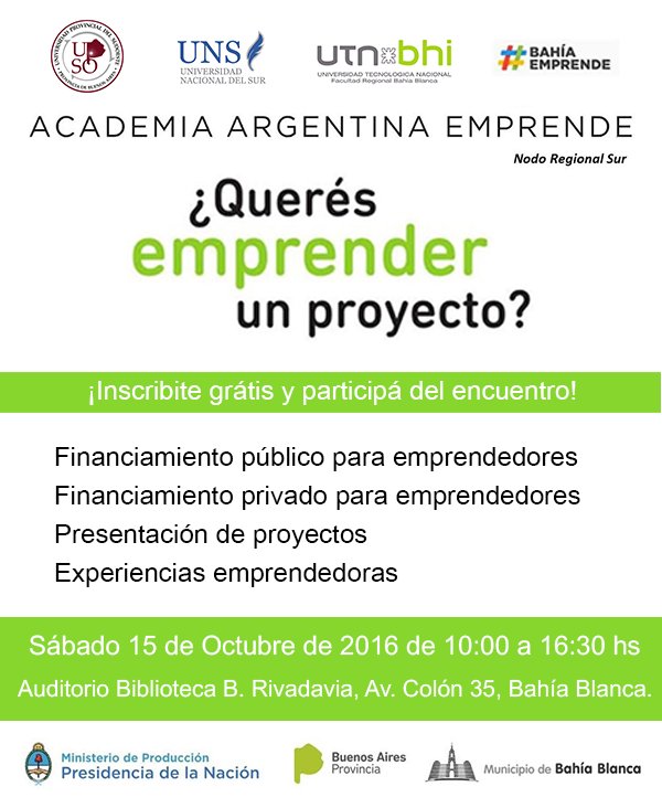 bahiahubmbb's tweet photo. Estás por emprender? No te pierdas el último regional de Academia #ArgentinaEmprende. Inscripción: https://t.co/8JnNgF1ejd  #BahíaEmprende https://t.co/fsiLvvbvdz