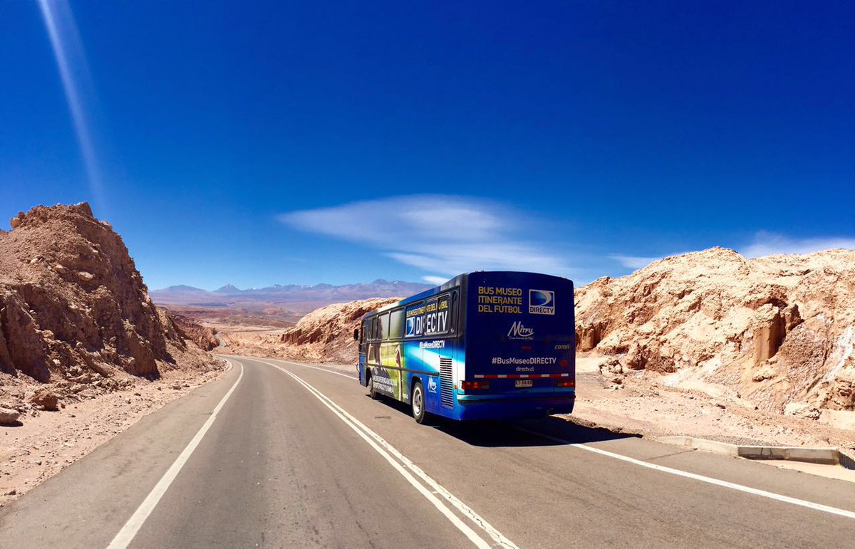 DSportsCL's tweet photo. Hoy el #BusMuseoDIRECTV estará por Freirina llevando la emoción de sus recuerdos. ¡No te lo pierdas! 😀 https://t.co/sQlxfo8Kwu