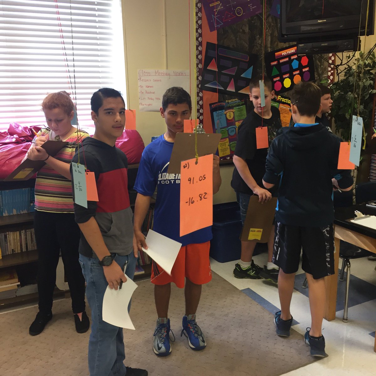 Willow Tree activity in <a href="/ryan_stadel/">Ryan T. Stadel</a> math class. #21stcenturylearning#4C's