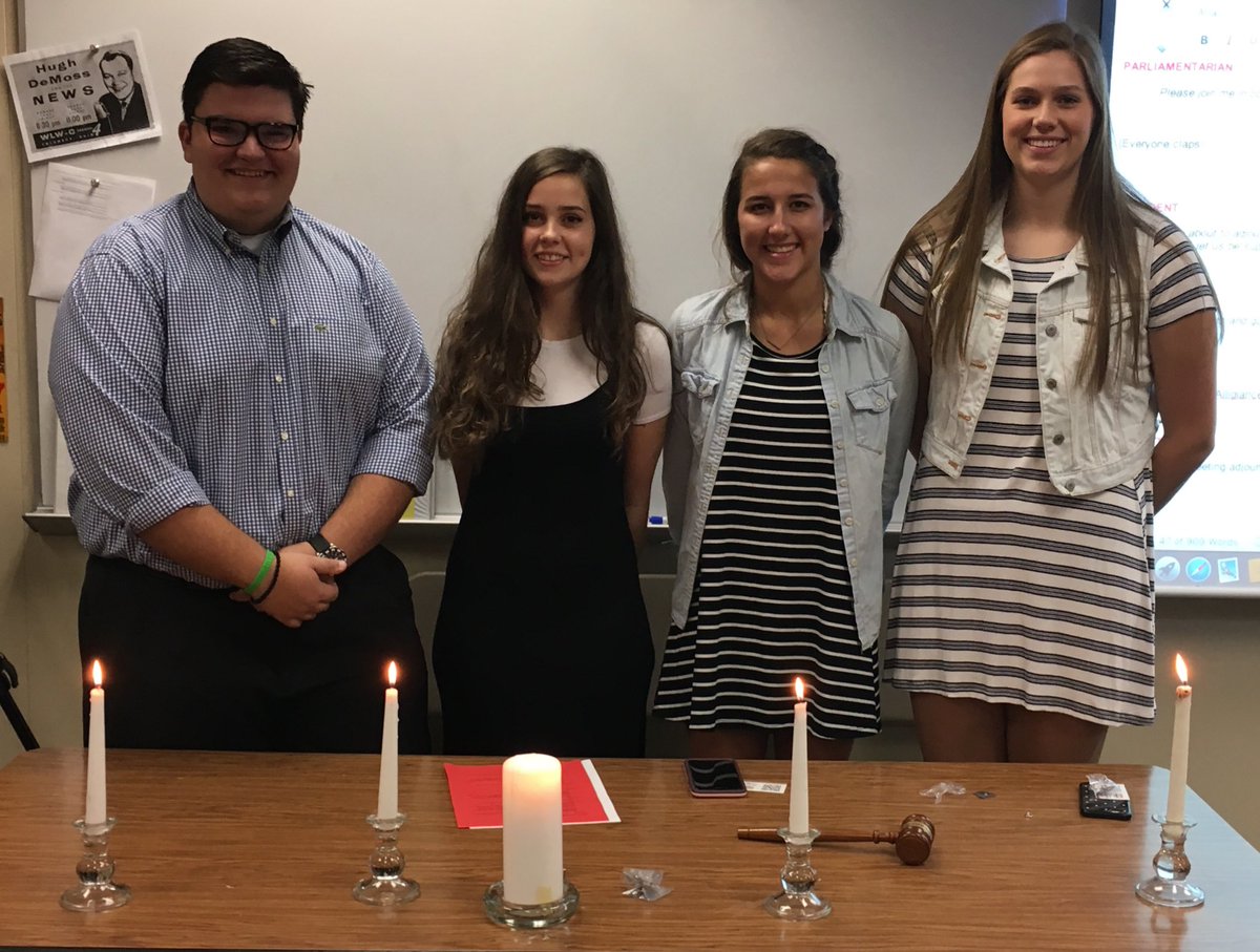 dchstv's tweet photo. @OhioBPA officer inductions Today's Students. Tomorrow's Business Professionals. @TollesTech DCHS chapter #region15 #BPAStrong https://t.co/DUcWwtkK2y
