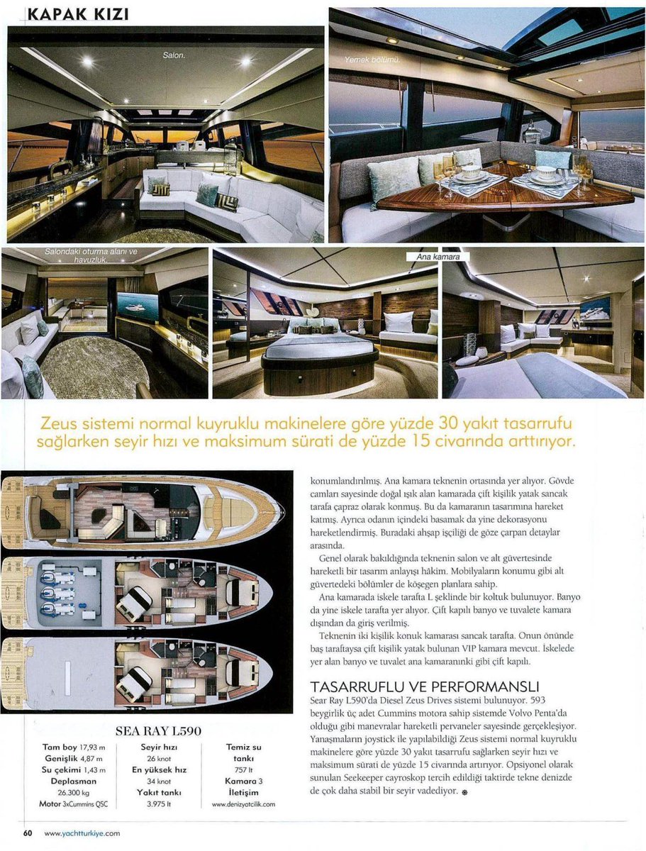 Kapak kızı #SeaRay #L590 <a href="/yachtturkiye/">Yacht Türkiye</a>