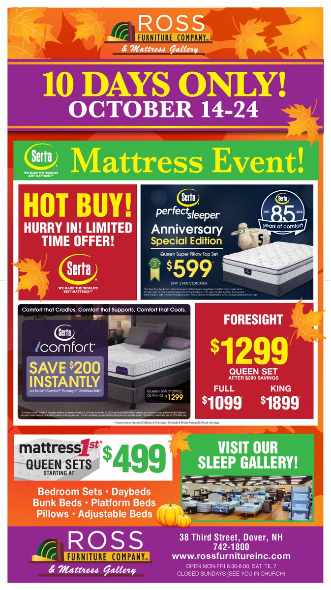 ROSSfurn_NH's tweet photo. Spooktacular #furniture sale! Stop by #RossFurnitureNH and check it out! https://t.co/HsdX4pcwy5 https://t.co/EQVAGTT1Bb