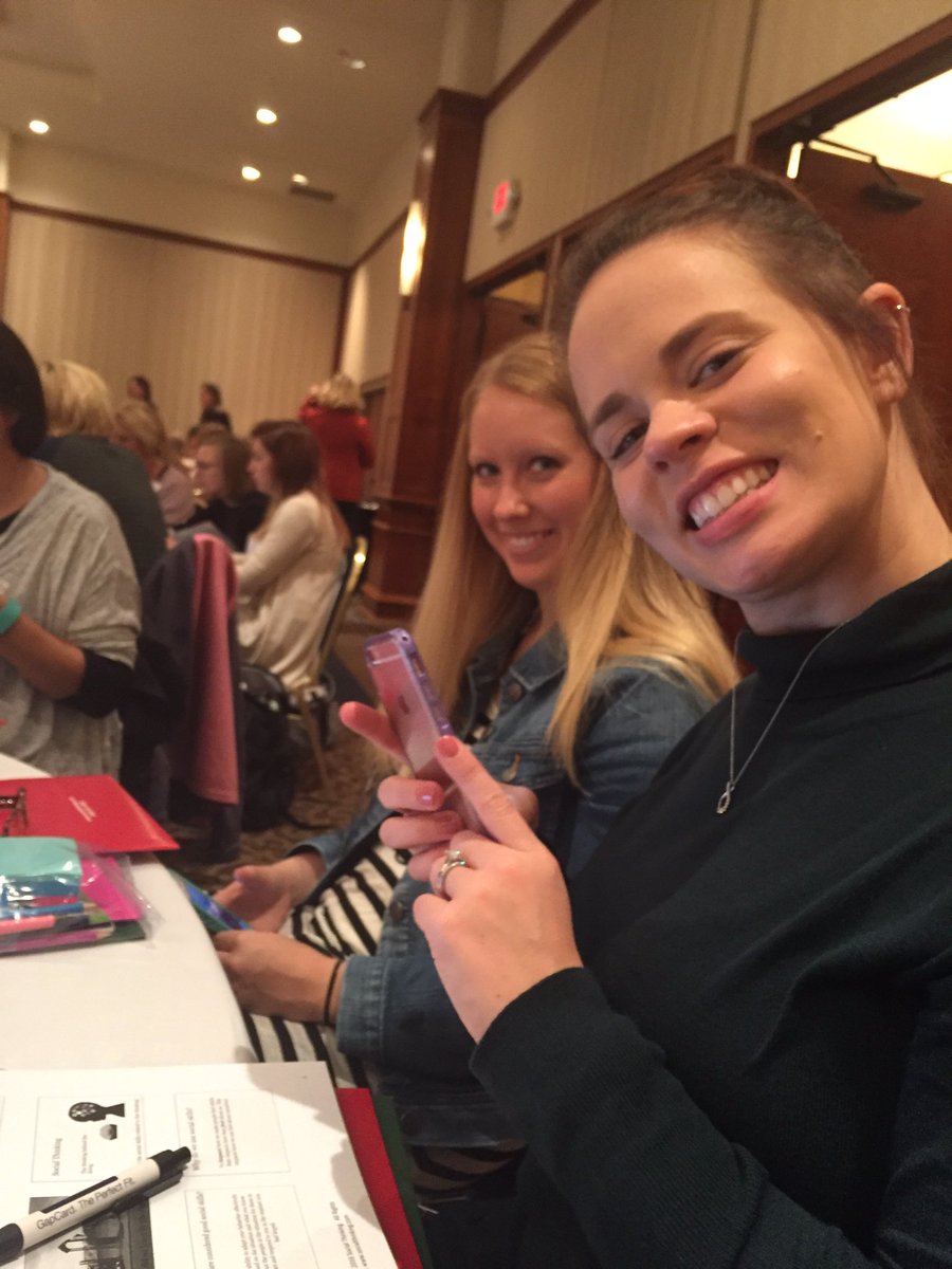 SLPJordanMKE's tweet photo. #STconference day 2 with these lovely ladies! Super excited to learn about the newest @socialthinking tools - We Thinkers! https://t.co/n8VYJHxZFs
