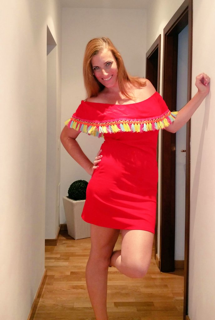Sooz_Star's tweet image. Que estos días de fresquito no te borren la sonrisa! 😀 Vestido Mexicano Borlones de #chollomoda 😍 Looks en la app 21buttons (sooz_05) 💞
